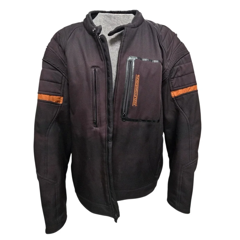 Harley Davidson Longhorn Windproof Riding Jacket Padded Men's 3XL EXCELLENT